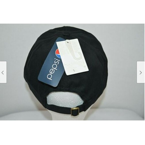 New PEPSI Throwback Black Baseball Hat Cap - Picture 4 of 8